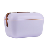Cooler Retro 12l - Lilás com Alça Marrom