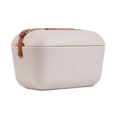 Cooler Retro 12l - Pérola com Alça Marrom