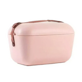 Cooler Retro 20l - Rosa Nude com Alça Marrom